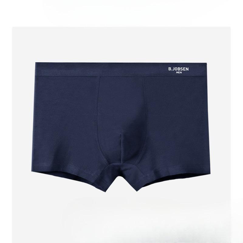 Plus Size Men's Summer Pure Cotton Class A Cotton 10A Antibacterial Breathable Mid Waist Briefs