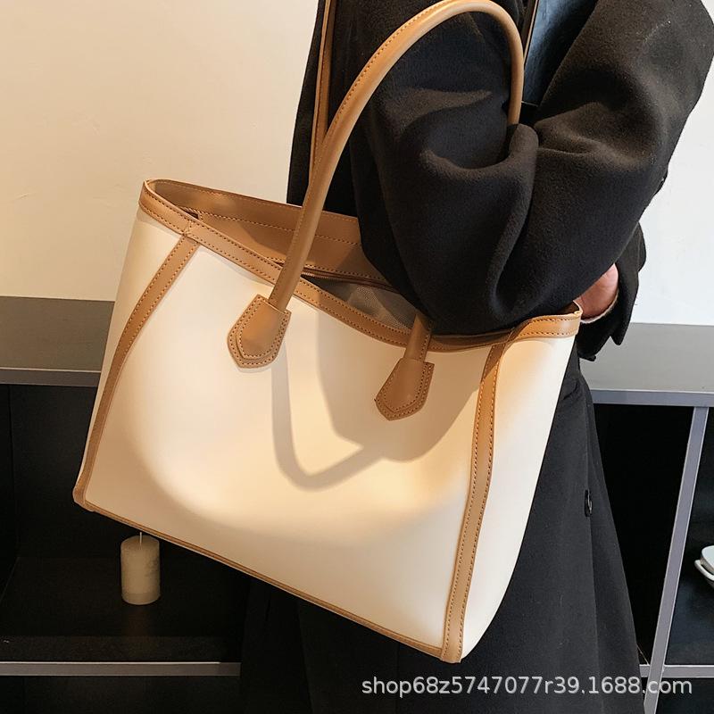 High-end and versatile shoulder tote commuter bag large capacity bag women's winter 2025 new explosive fashion bag