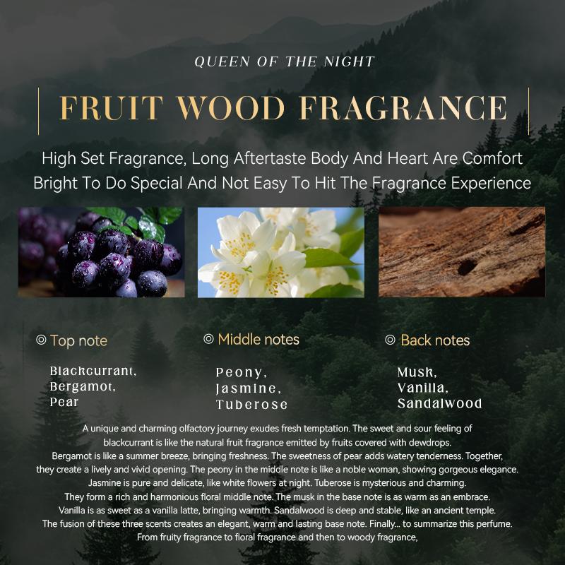 Queen of the Night Perfume for Women 100ml – Floral Woody Fruity Long-Lasting Scent