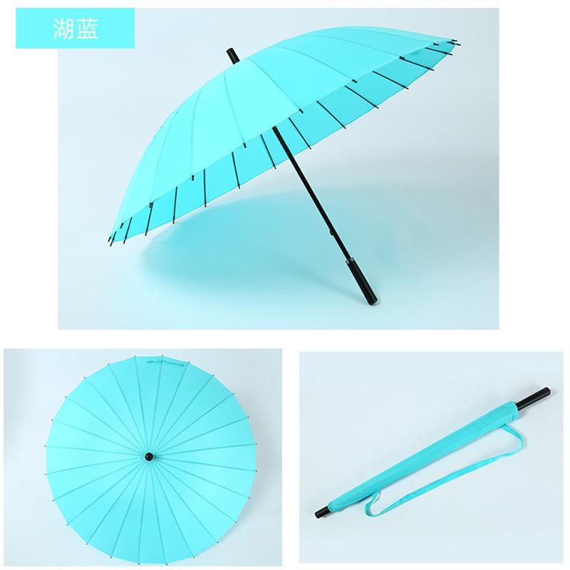 Umbrella Customized Automatic Umbrella Large Oversized Large Wholesale Straight Pole Long Handle Umbrella Weather and Rain Printed Logo