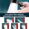 5 Modes Showerhead with 1.5M Hose and Bracket Handheld Shower Hand Shower Head Set  Home