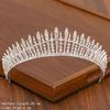 Bridal Tiara Hair Crown Wedding Hair Accessories for Women Silver Color Crown for Bridal Crowns and Tiara Women Accessories Gift