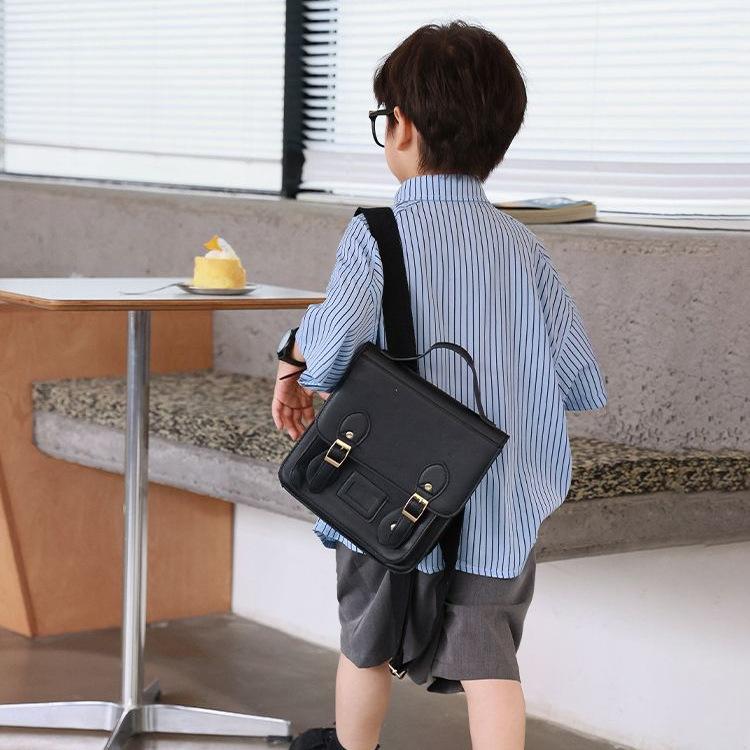 Boys Short Sleeve Striped Preppy Shirt Summer Kids Top