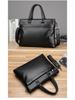Men's Genuine Leather Cowhide Laptop Crossbody Bag - Business Travel Trend