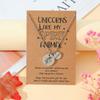Round Unicorns Pendant Necklace Stainless Steel Clavicle Chain Fashion Choker