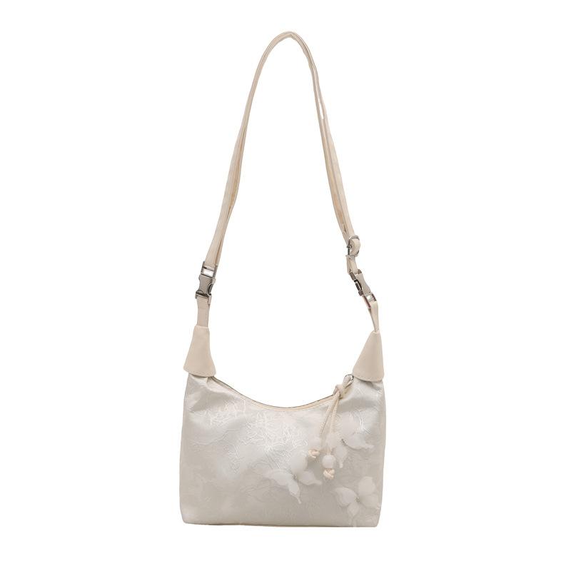 Super fire niche new Chinese bag women 2025 new summer national style embroidery small bag versatile messenger dumpling bag