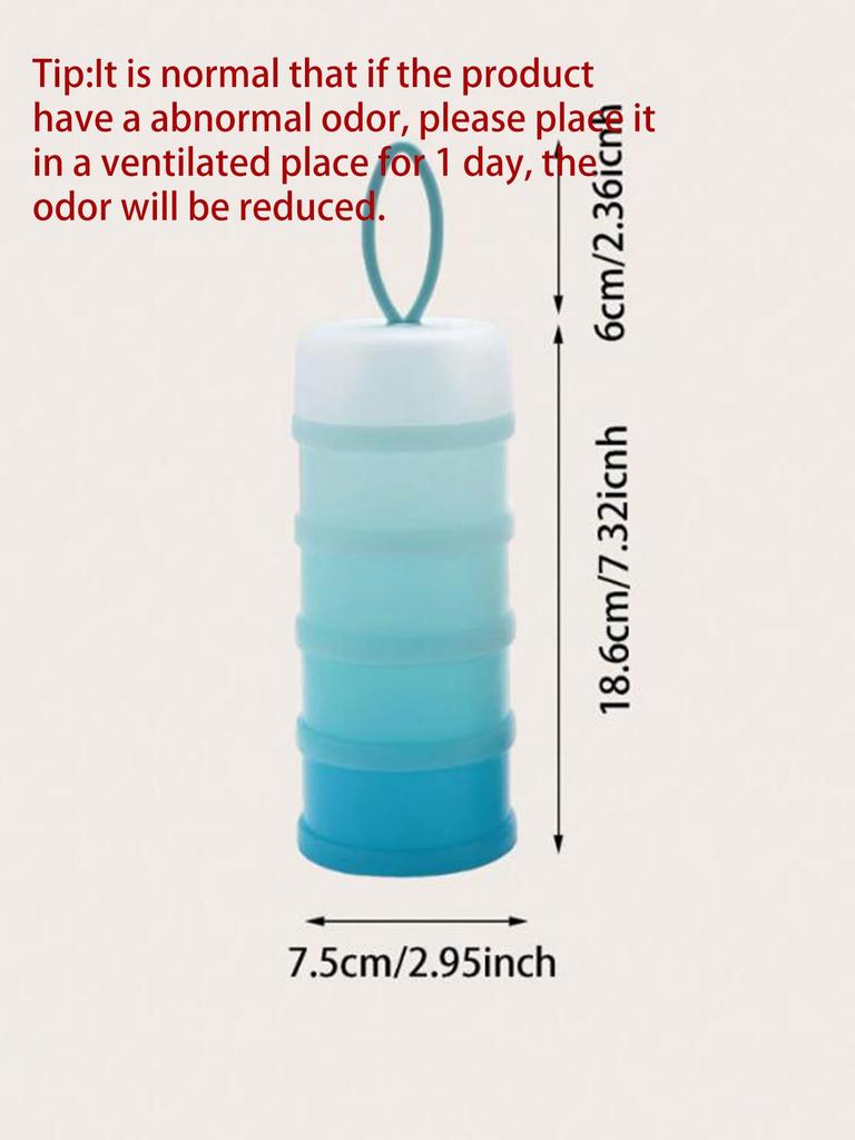 1pc-Mobile formula milk dispenser, formula milk container, portable formula milk dispenser container