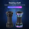 1.37x24T BB Bottom Bracket 68-73mm Lightweight Bottom Bracket Bearings Aluminum Alloy + Nylon Bottom Bracket
