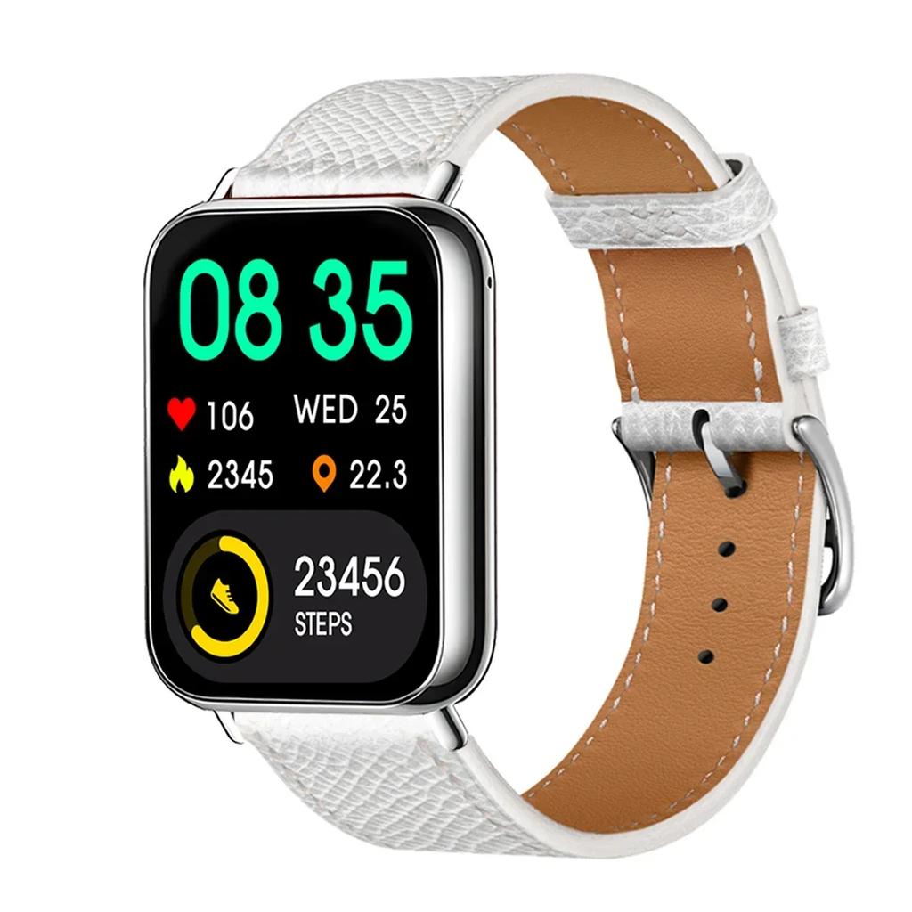 Leather Loop Strap for Redmi Watch 5 Watch 4 Band for Xiaomi Mi 9 Pro Active Wristband Bracelet Mi Band 8 Pro Correa Accessories