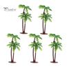 5Pcs Mini Coconut Palm Baum Modell Anlage DIY Landschaft Bonsai Puppenhaus Dekor
