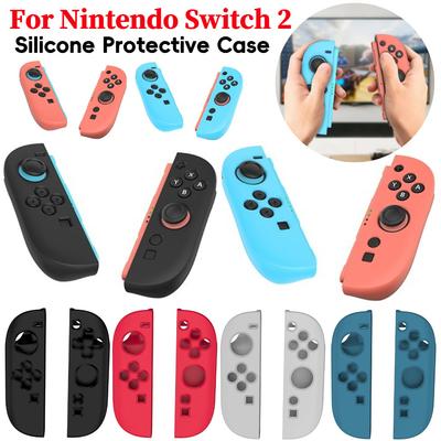 For Nintendo Switch 2 Joy-Con Controller Handle Silicone Protective Case Anti-Slip Protection Covers For NS 2 Game Controller