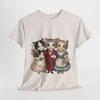 Adorable Cat Family Unisex Tee Perfect for Cat Lovers, Cute Pet Gift Aesthetic