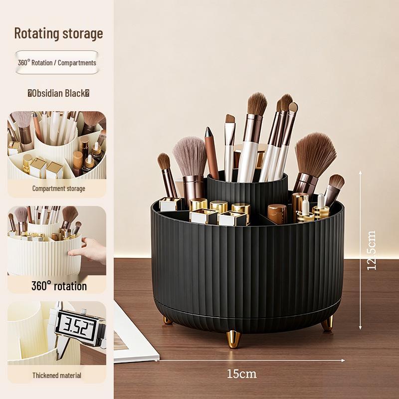 Cosmetic Organizer: Makeup Brush, Lipstick, Eyeshadow & Stationery Storage Tube