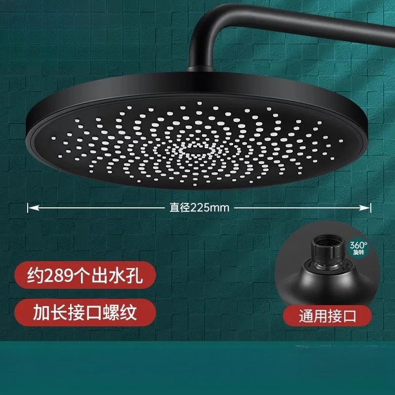 Shower Overhead Spray Large Shower Head Powerful Pressurized Water Bathroom Rain Pressurized Single Head Shower Head Bath