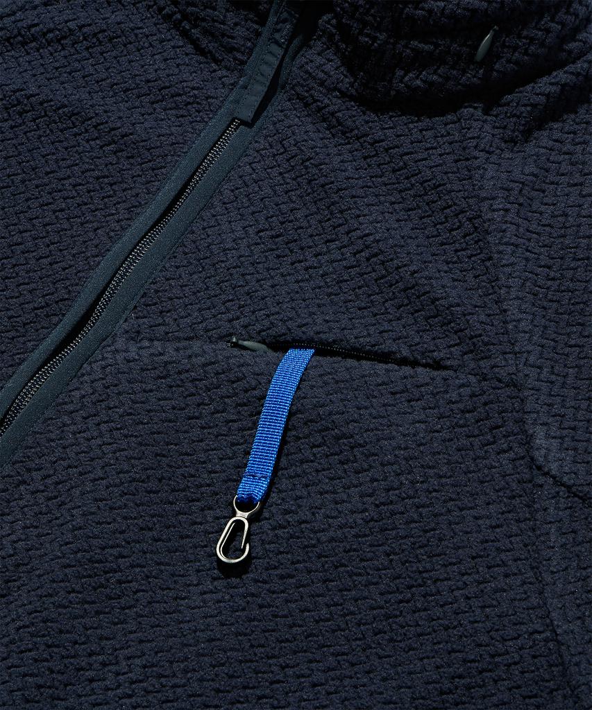 Madden Hidden Hood Fleece Jacket Navy