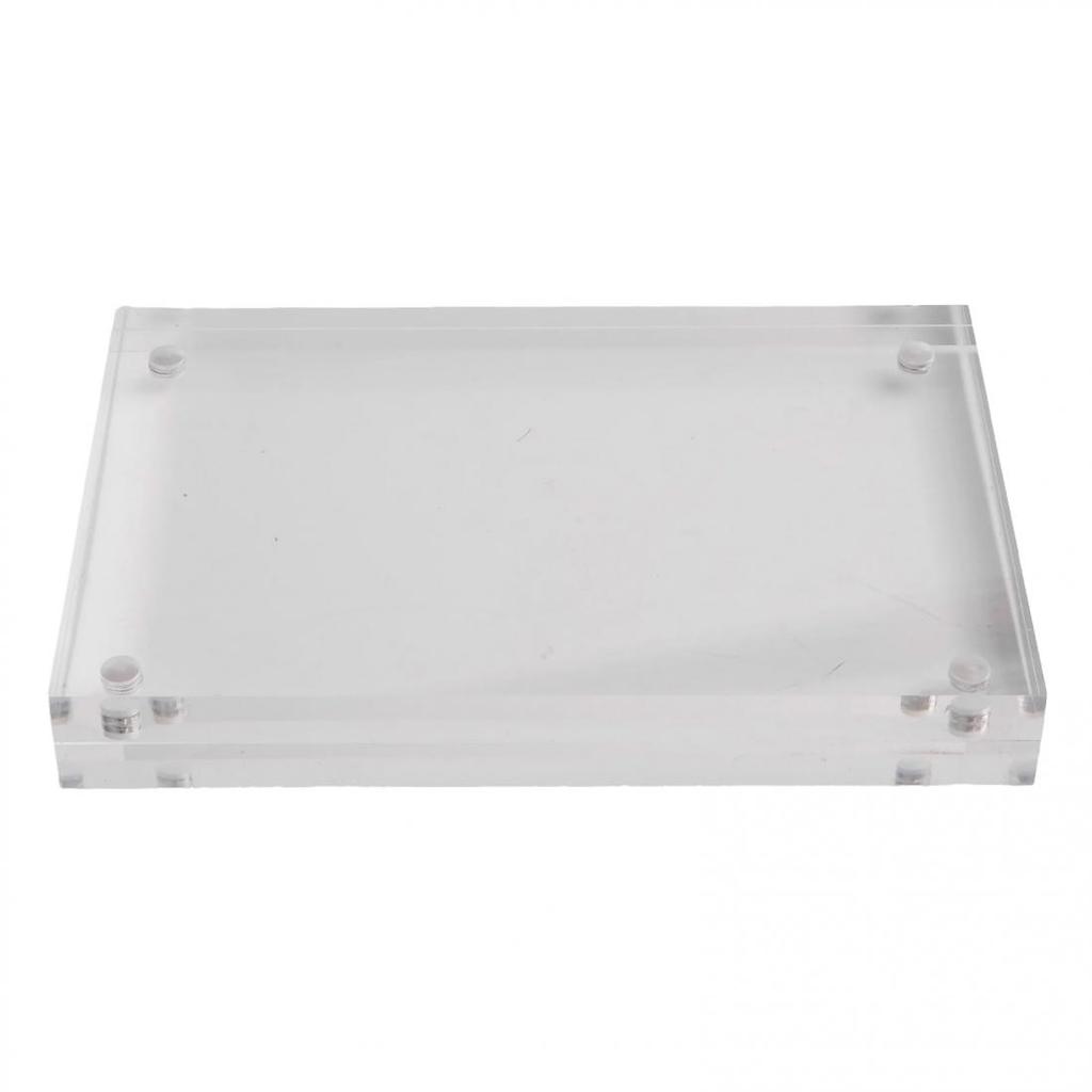 Robust Acrylic Picture Frame Thick 8+8mm for Personal or Landscape Photos