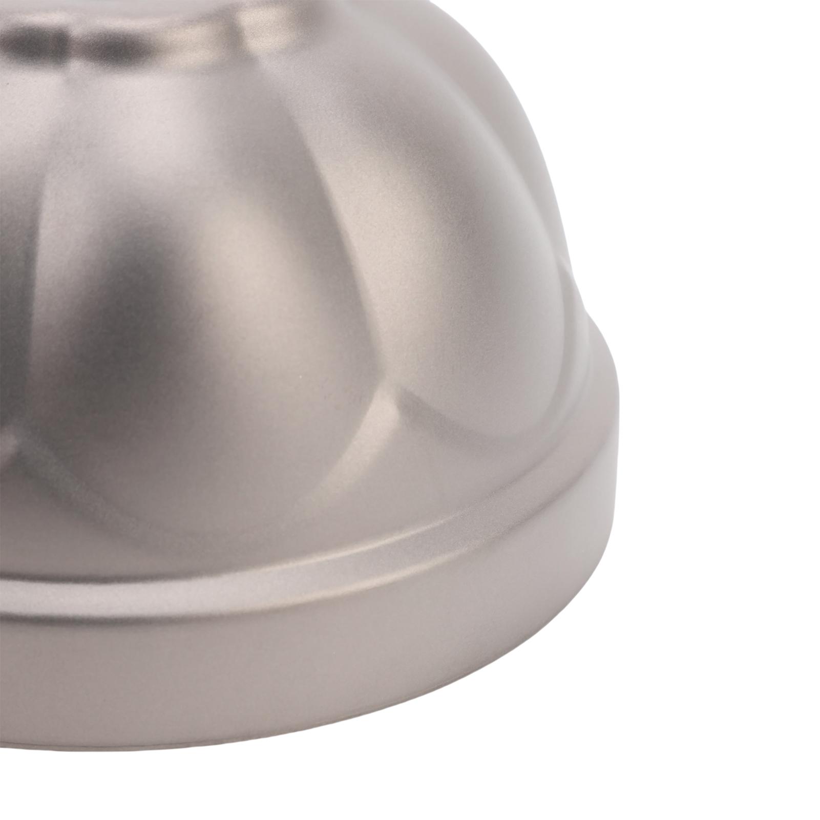 

Camping Bowls Pure Ti Double Layer for Outdoor Cooking Soup and Noodle Bowls Heat Insulation and High Temperature Camp 12.5CM