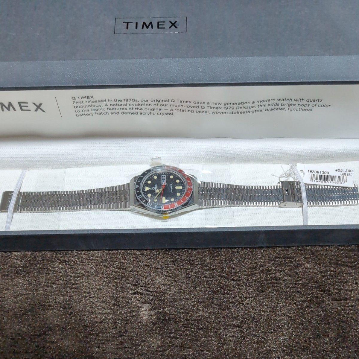 Used TIMEX Q Black x Red TW2TU61300