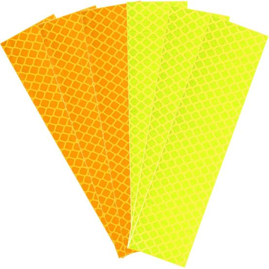 HARFINGTON Reflective Tape High Visibility Reflective Adhesive Stickers Outdoor Waterproof for Trailer Trucks Bike Car Helmet Mailbox синий