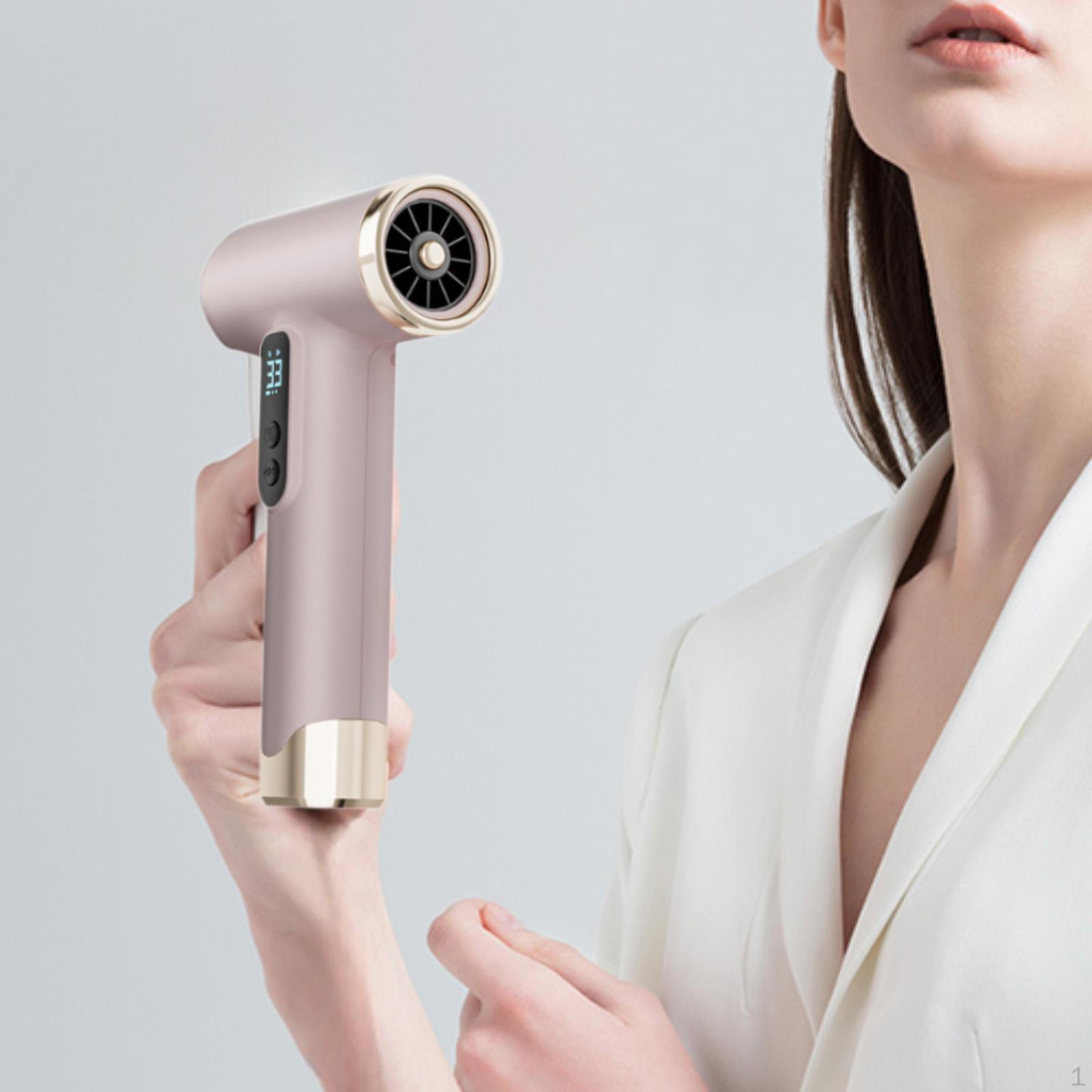 

Беспроводной турбовентиляторный фен для волос с 3 скоростями, электрический, небольшой, для ухода за ноутбуком