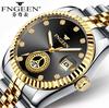 Middle-aged Full Gold Watch Non-mechanical Old Man Quartz Watch In the Elderly Father Atmospheric Waterproof Electronic Luminous