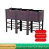 Extra-Large Thickened Raised Plastic Planter for Vegetables - Ideal for Family Rooftop or Balcony Gardening