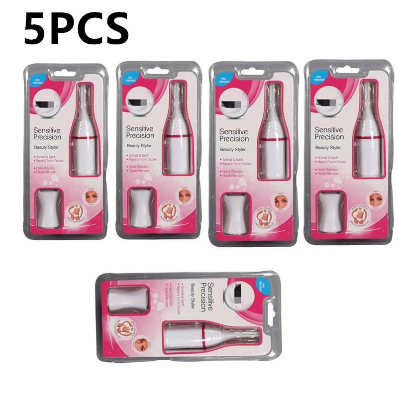 1/2/3/5PCS 5 in 1 Electric Epilator Painless Trimmer For Eyebrow Body Bikini Facial Hair Removal Hair Shaver Multifunction