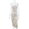 Hot-selling new tube top women's dress European and American style summer sexy Internet celebrity lace hip skirt