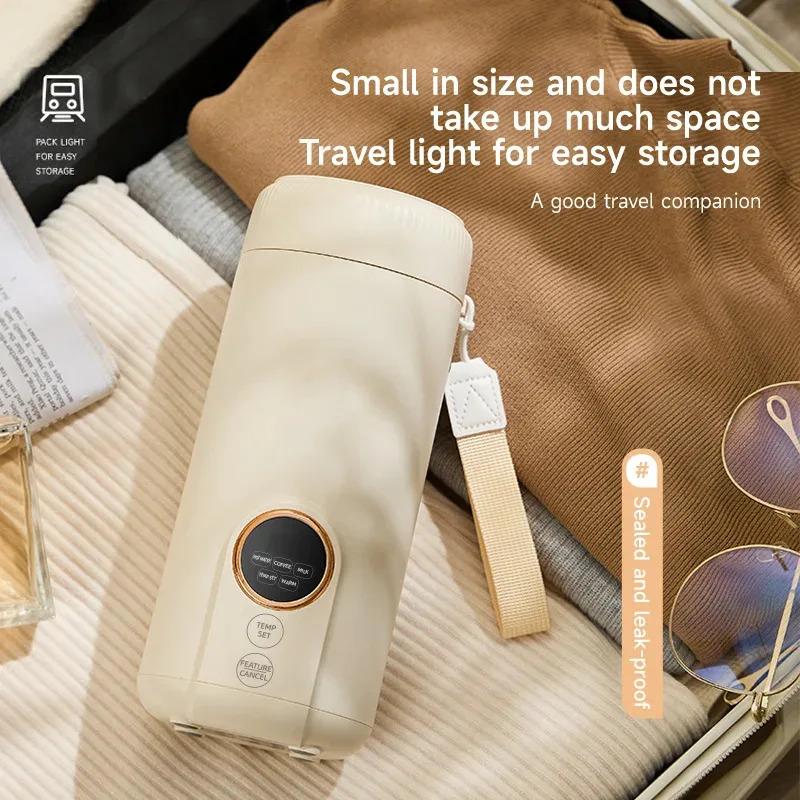 New Electric Kettle Portable Heating Cup Multifunctional Boiled Water Pot Smart Teapot Adjustable Temperature Kettles EU Plug