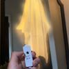 Halloween Hologram Ghost Mirror LED Light Up Spooky Ghost Mirror for Halloween Indoor Outdoor Haunted House Room Decor