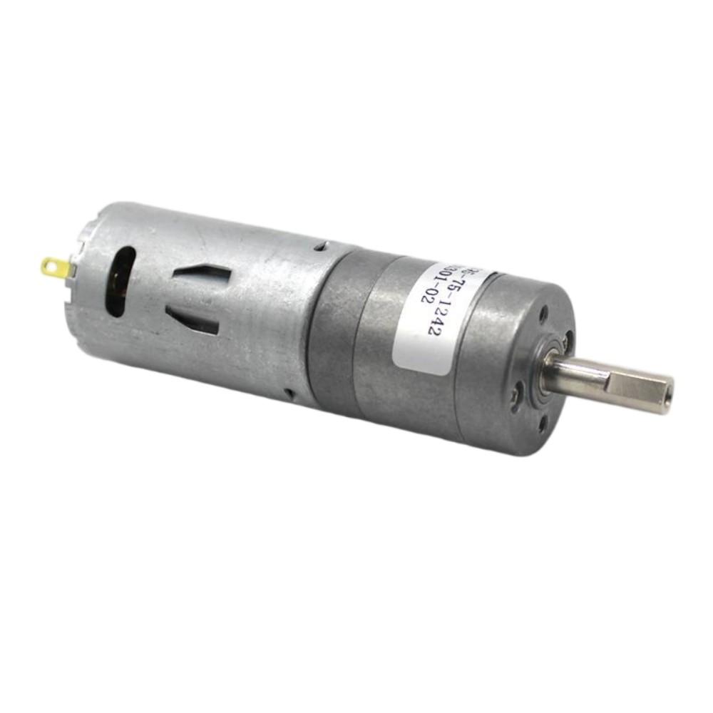 1 Stück 8A395-75-12-42 Getriebemotor Hohes Drehmoment 12V Roboter Auto Modell Untersetzungsgetriebe DC-Motor 43 U/min DC-Getriebemotor