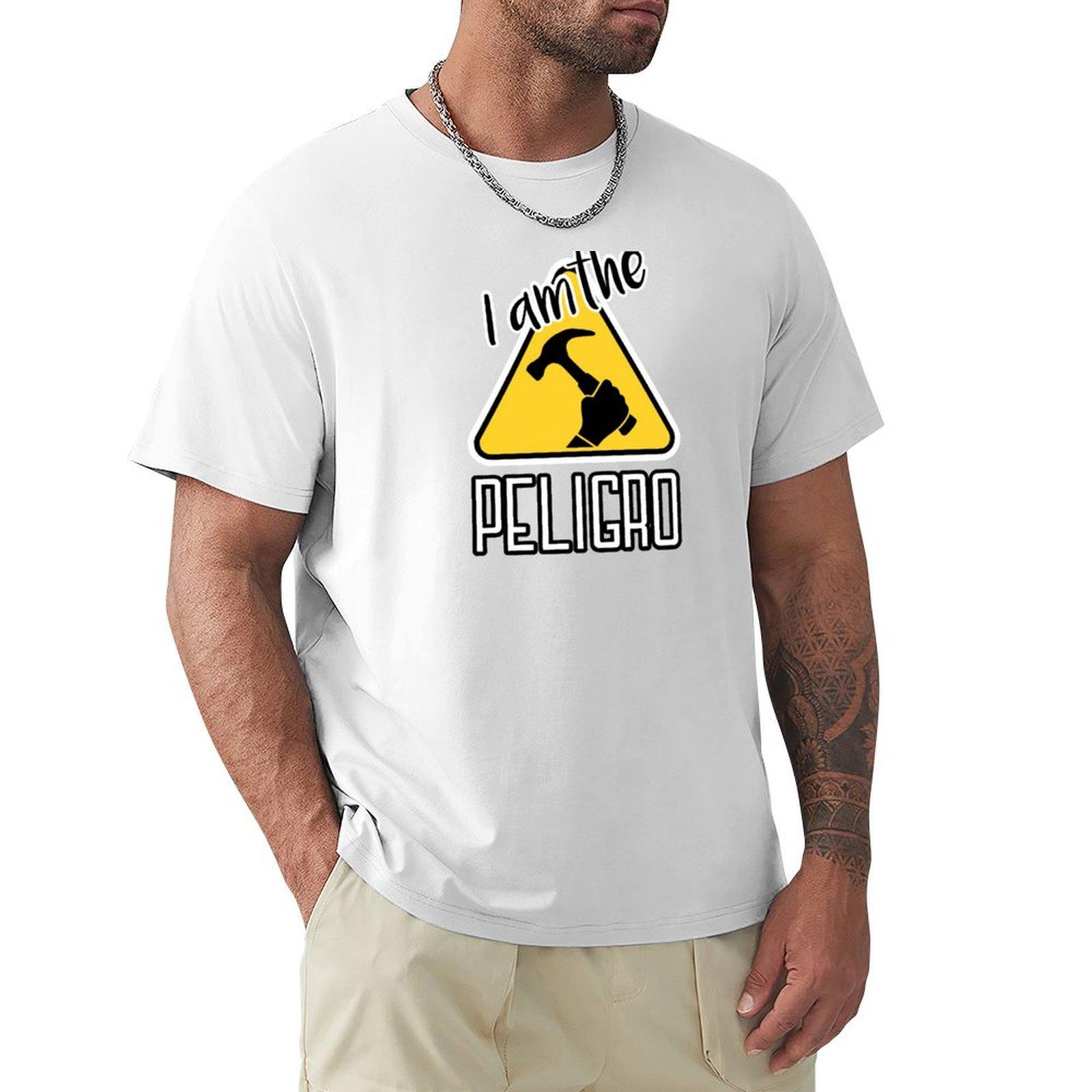 I am the danger TShirt blue archive quickdrying mens shirts graphic tee S