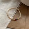 Elegant Chinese Agate Pearl Bracelet for Women - Simple, Versatile Design