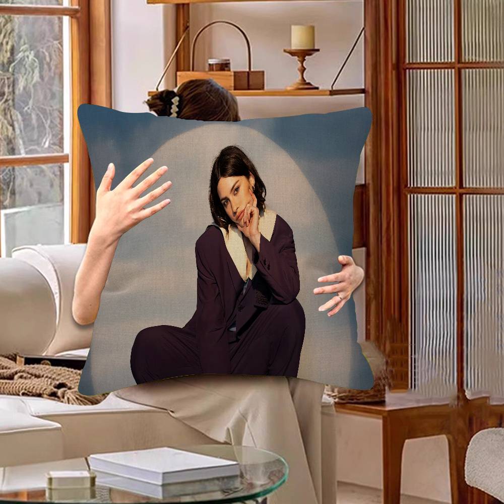 Sängerin G-Gracie Abrams Kissenbezug Sofakissenbezug Heimzimmer Dekoration Kindergeschenk