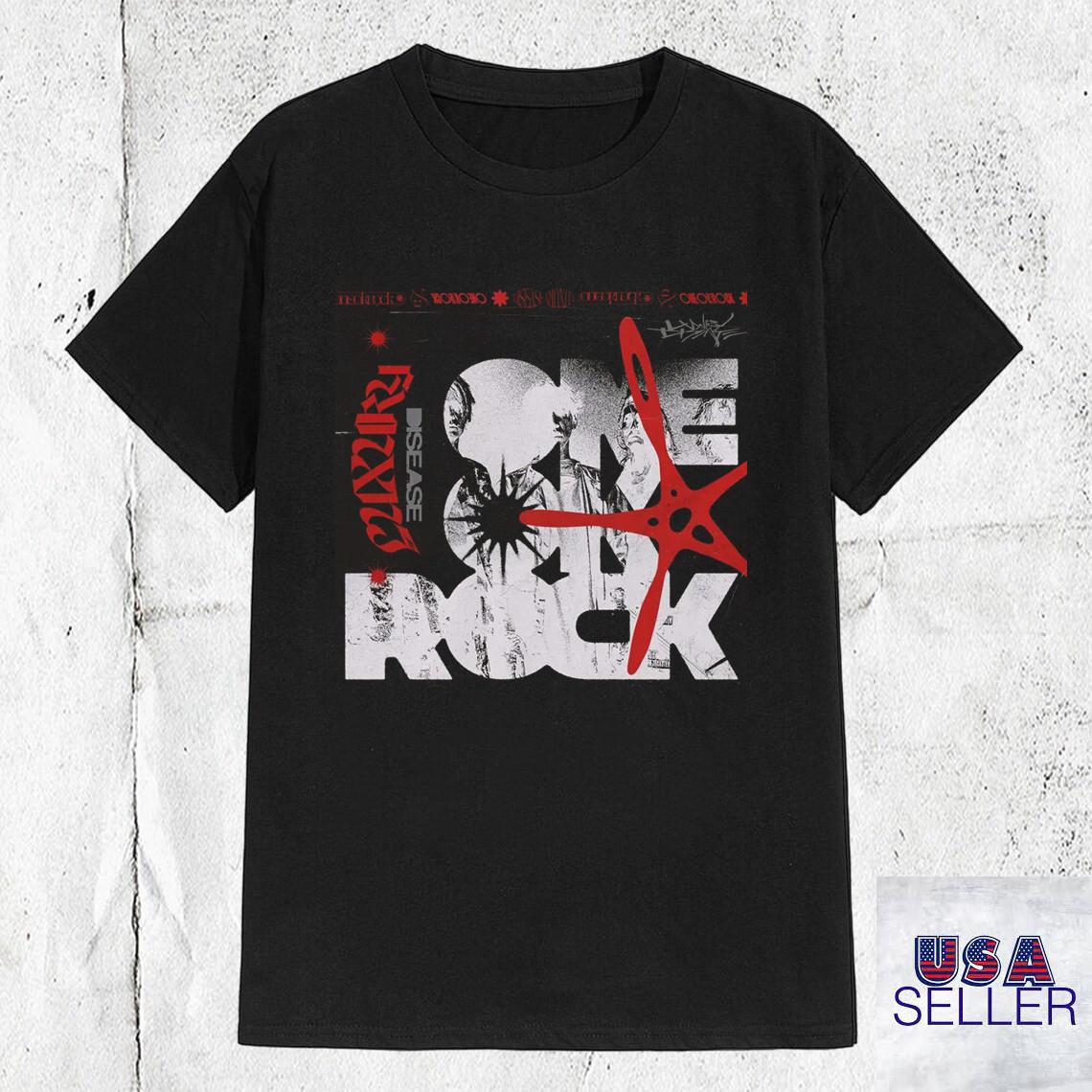 Luxury Disease - ONE OK ROCK Черная Хлопковая Футболка Размер S-5XL S разноцветный