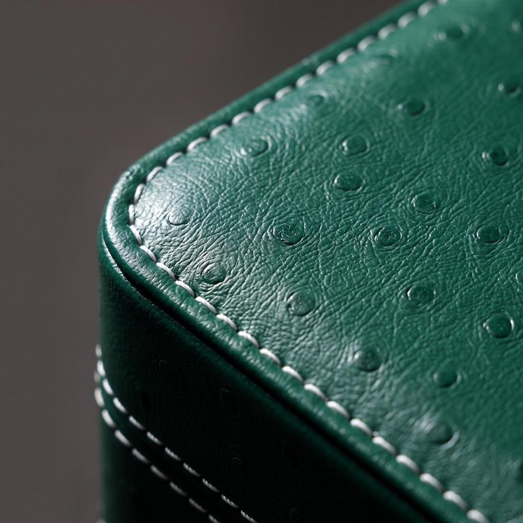 Watch Organizer with Fastener Zippered Leatherette for Collectors