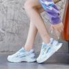 Women Platform Flat Shoes  New Woman Green Casual Mesh Breathable Shoes Chunky Sneakers Women's Daily Running Shoes