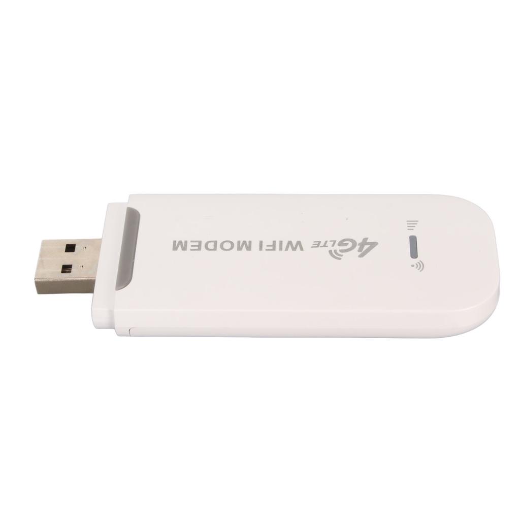 4G WiFi Router 150Mbps SIM Card Slot 10 Devices Support USB Plug and Play 4G LTE USB WiFi Modem for Office Travel Home