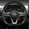 38Cm Carbon Fiber Leather Car Steering Wheel Cover, Anti-Slip Cover For Nissan X-Trail Qashqai Rogue Tiida Teana Micra Almera