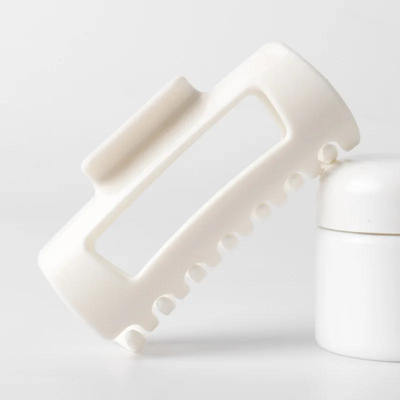 Silicone Flexible Hair Claw Clips, Nonslip Large Bendable Claw Clip | Soft Hair Grip Hairclips for Thin and Thick