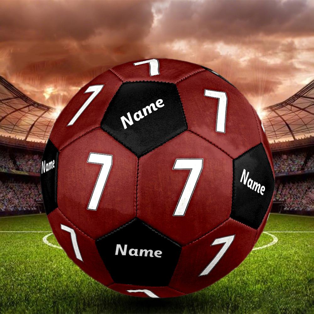 1pc CR7 Custom Name Soccer Ball Size 5 Indoor Soccer Ball Fashion Colorful Backyard Game - Great For Sports Fans Gift