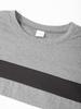 Men's Color Block Casual Round Neck Long Sleeve Sports T-shirt