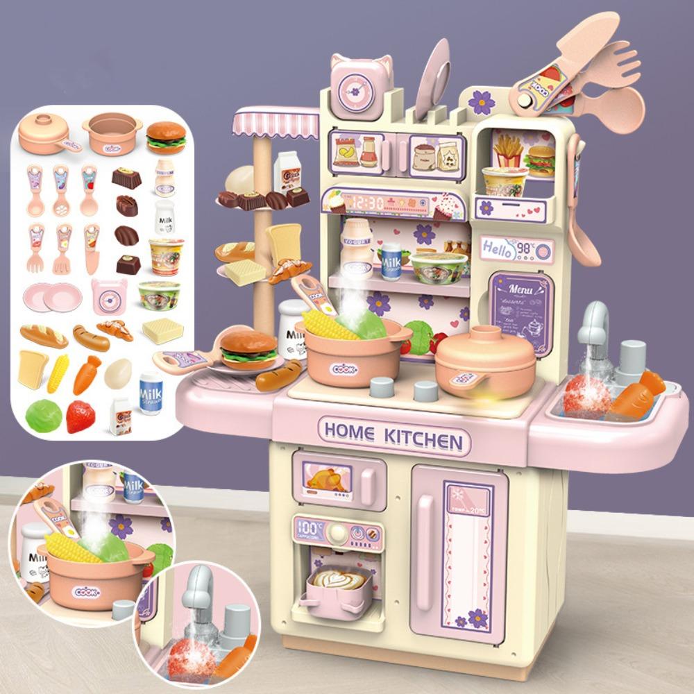 Simulated Kitchen Counter Play Set Mini Pretend Play Role Toys  Boys Girls