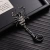 Hip Hop Silver Scorpion Chain Ring Rhinestone Crystal Vintage Gold Ring Adjustable Chunky Irregular Ring Girls