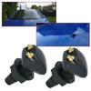 2Pcs Car Windshield Wiper Washer Spray Nozzle Fits Most Car Models Car Dual Holes Windshield Washer Nozzle Water Spray New