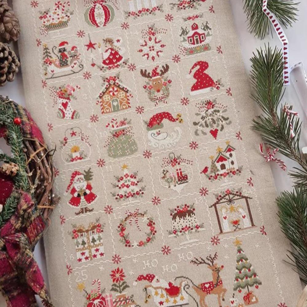 

Non-finished Products Christmas Embroidery Kits Funny Needlework Religious Vintage Embroidery Imitation Bamboo Embroidery Frame