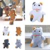 Popular Bell Cat Hanging Ornament Soft Stuffed Animal Toy For Bags