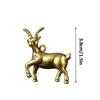 2027 Year Of Chinese Zodiac Goat Lucky Pendant Keychain Copper Feng Shui Wealth Key Ring Women Men Bag Charm Jewelry Gift