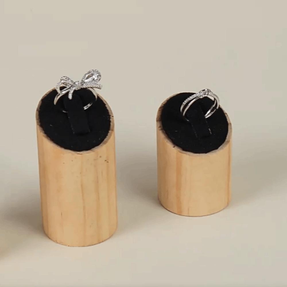 3Pcs/set Premium Desktop Storage Rack Elegant Ring Holder Ring Jewelry Display Rack  Display Props