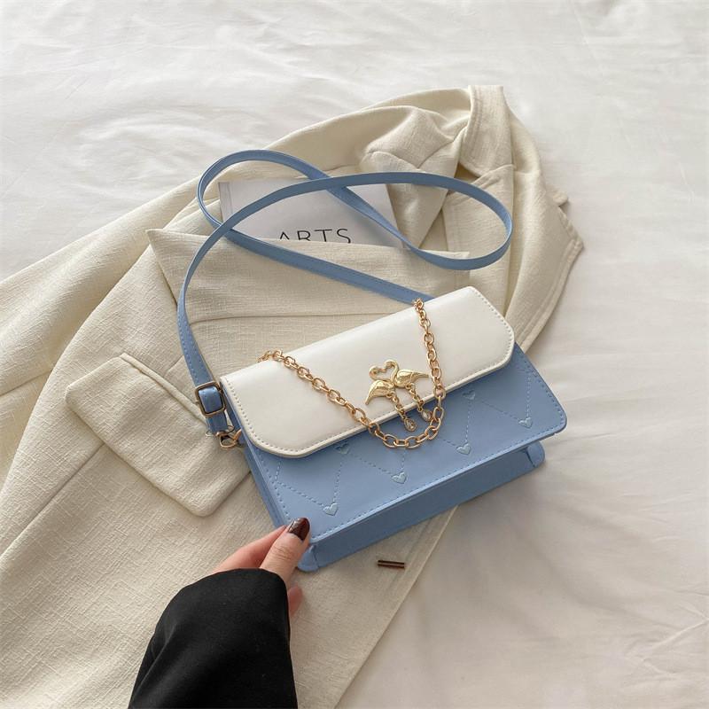 Chic Minimalist Pu Small Square Bag For Women Fashionable Retro Casual Essentials